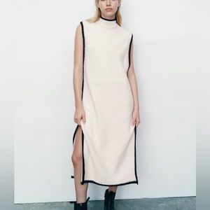 Zara turtleneck sweater dress